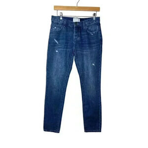 One Teaspoon Women 24 Awesome Baggies Low Waist Straight Leg Semi Fitted Jeans